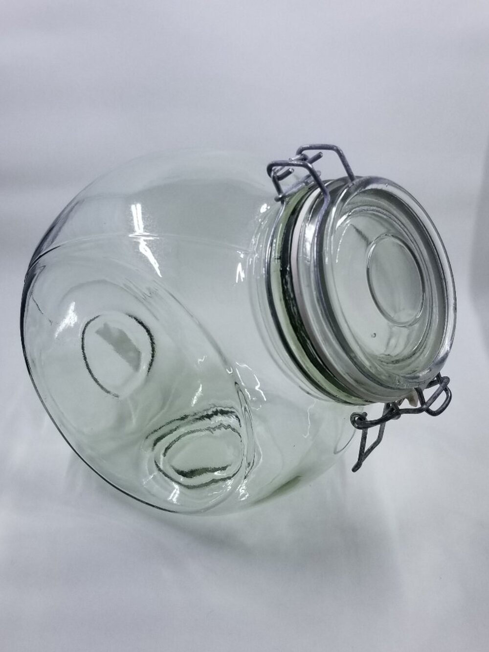 Dynamic General Store Canister / Candy Jar with Metal  Clasp Lid